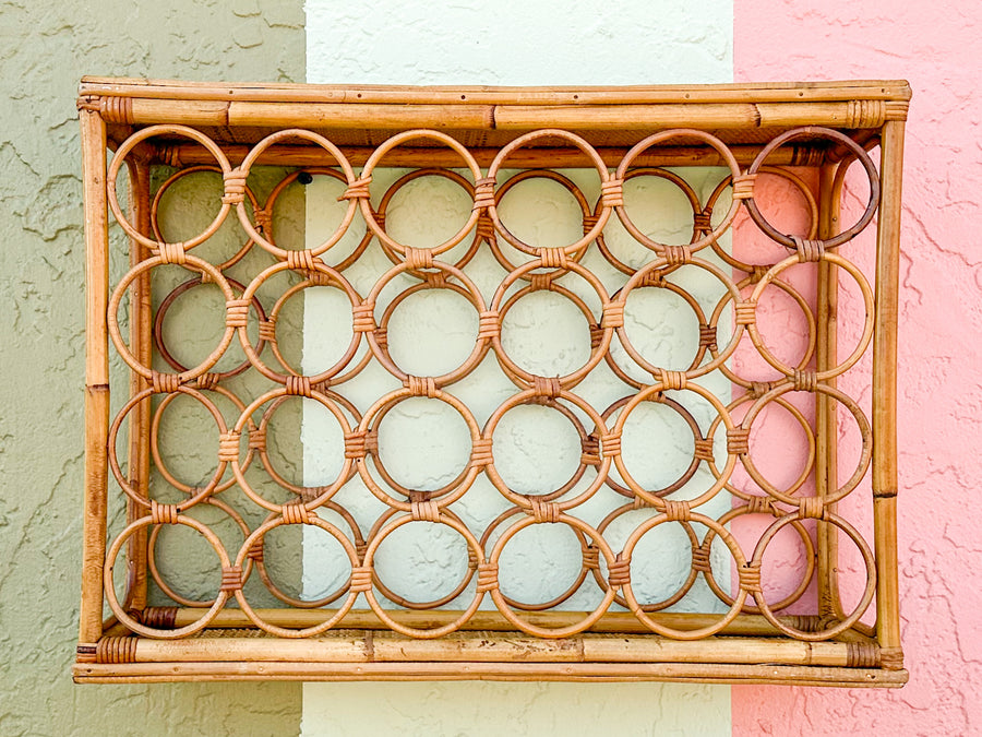 Rattan Wine Rack