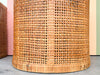 Pair of Coastal Style Rattan Barrel Chairs