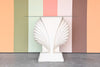 Coastal Chic Plaster Shell Console
