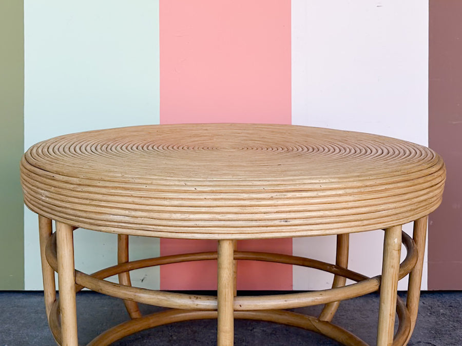 Pencil Reed Rattan Coffee Table