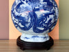 Blue and White Chinoiserie Lamp