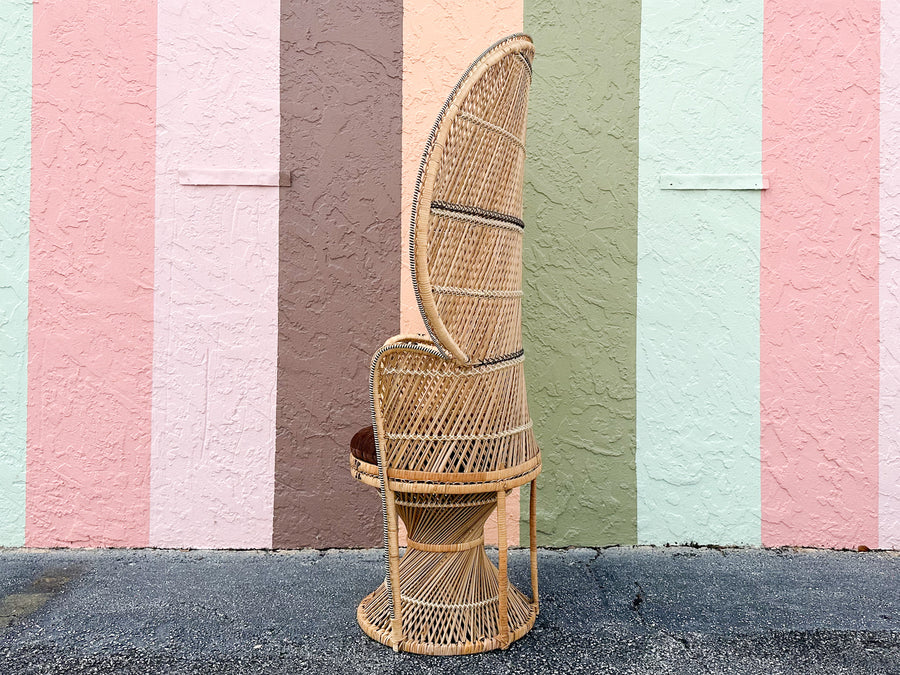 So 70s Natural Peacock Chair