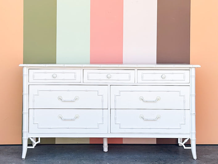 Thomasville Faux Bamboo Dresser