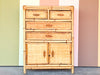 Island Chic Rattan Wrapped Chest