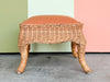 Granny Chic Wicker Foot Stool