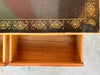 Hand Painted Tortoiseshell Rattan Credenza