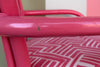 Pair of Hot Pink Whimsical Rattan Chairs