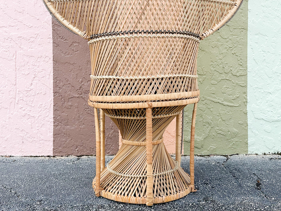 So 70s Natural Peacock Chair