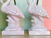 Pair of Pink Flamingo Lamps