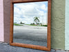 Island Style Woven Rattan Mirror