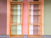 Pair of Whimsical Rattan Etageres