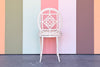 Metal Faux Bamboo Side Chair