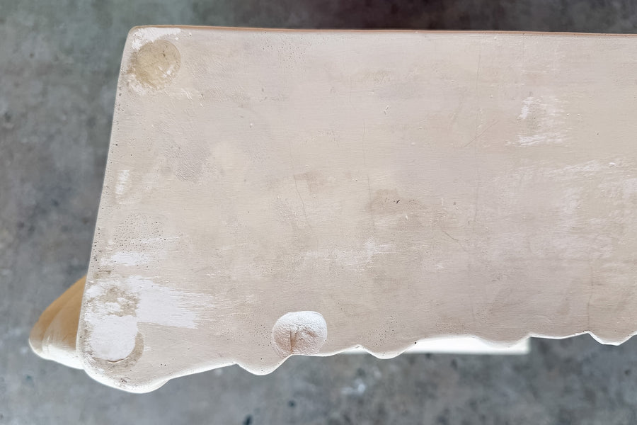 Coastal Chic Plaster Shell Console