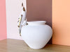 Plaster Parrot Cachepot