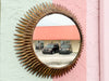 Italian Metal Sunburst Mirror