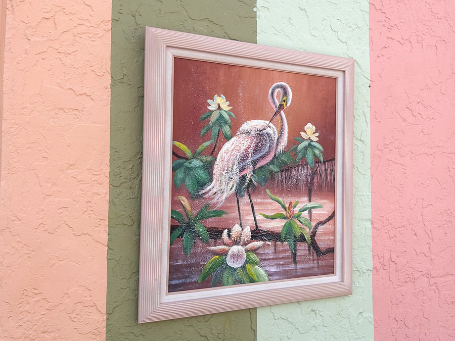 Fab Flamingo Signed Art