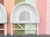 Pair of Wicker Chic Arch Twin Headboards