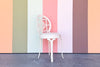 Metal Faux Bamboo Side Chair