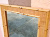 Large Rattan and Seagrass Mirror