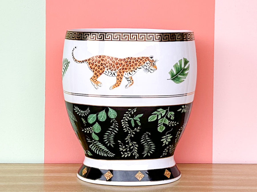 Lynn Chase Jaguar Cachepot