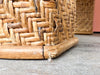 Ralph Lauren Style Woven Rattan Coffee Table