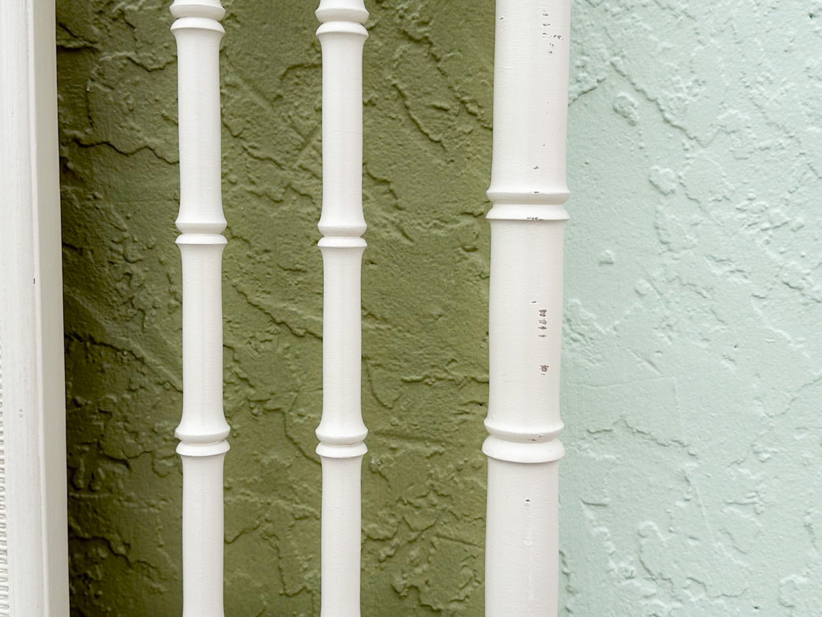 Palm Beach Style Faux Bamboo King Headboard