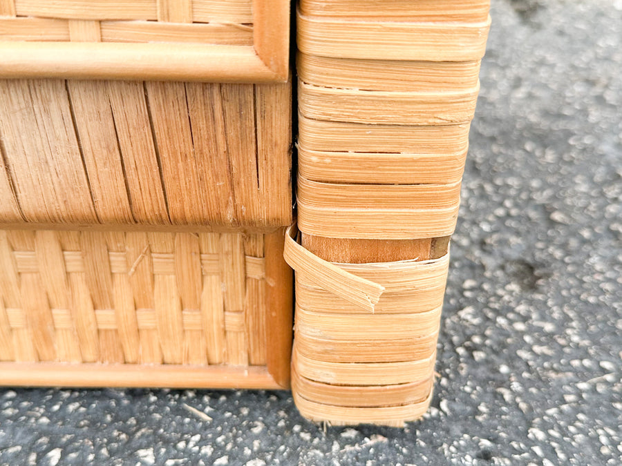 Coastal Rattan Wrapped Dresser