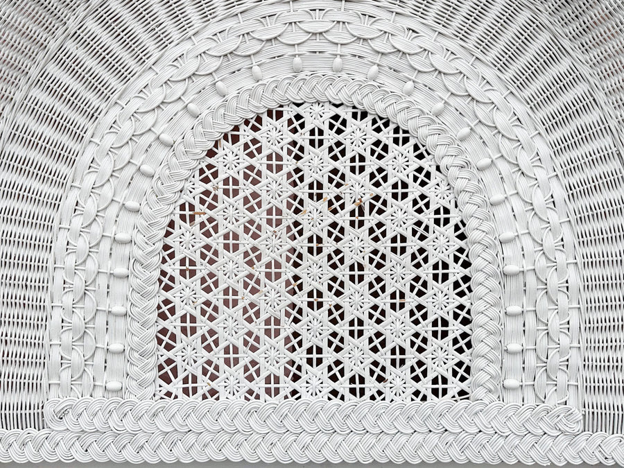 Pair of Wicker Chic Arch Twin Headboards