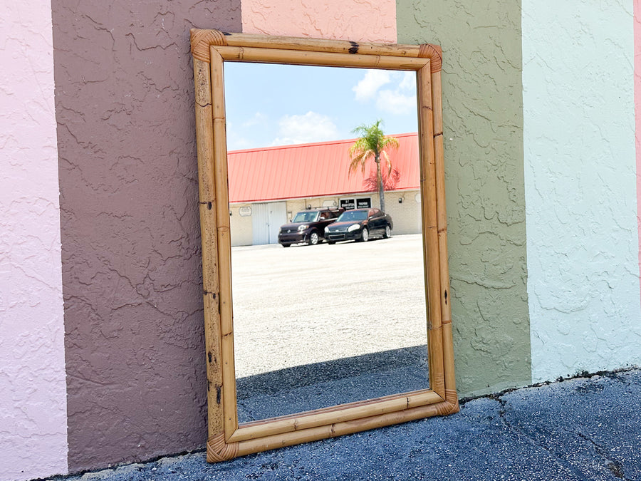 Island Style Bamboo Mirror