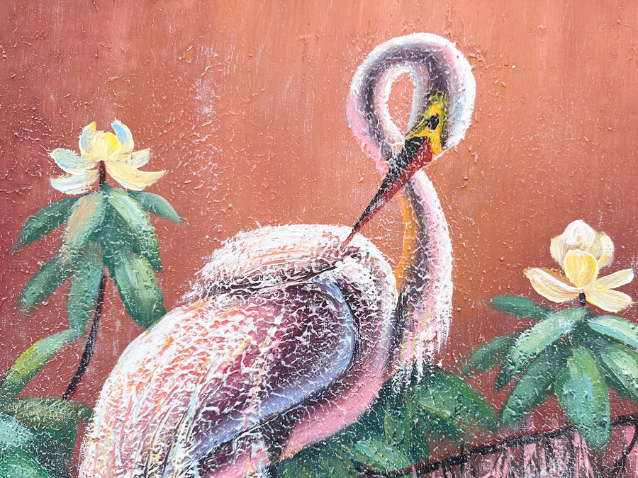 Fab Flamingo Signed Art