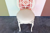 Metal Faux Bamboo Side Chair