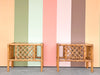 Pair of Island Style Rattan Side Tables