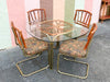 MCM Cantilever Rattan Dining Set