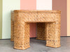 Ralph Lauren Style Woven Rattan Coffee Table
