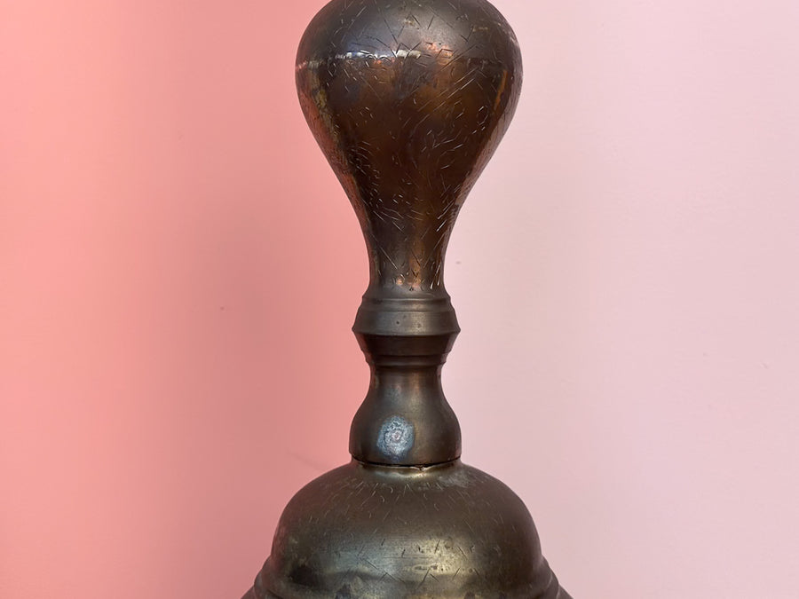 Pair of Large Brass Candlesticks
