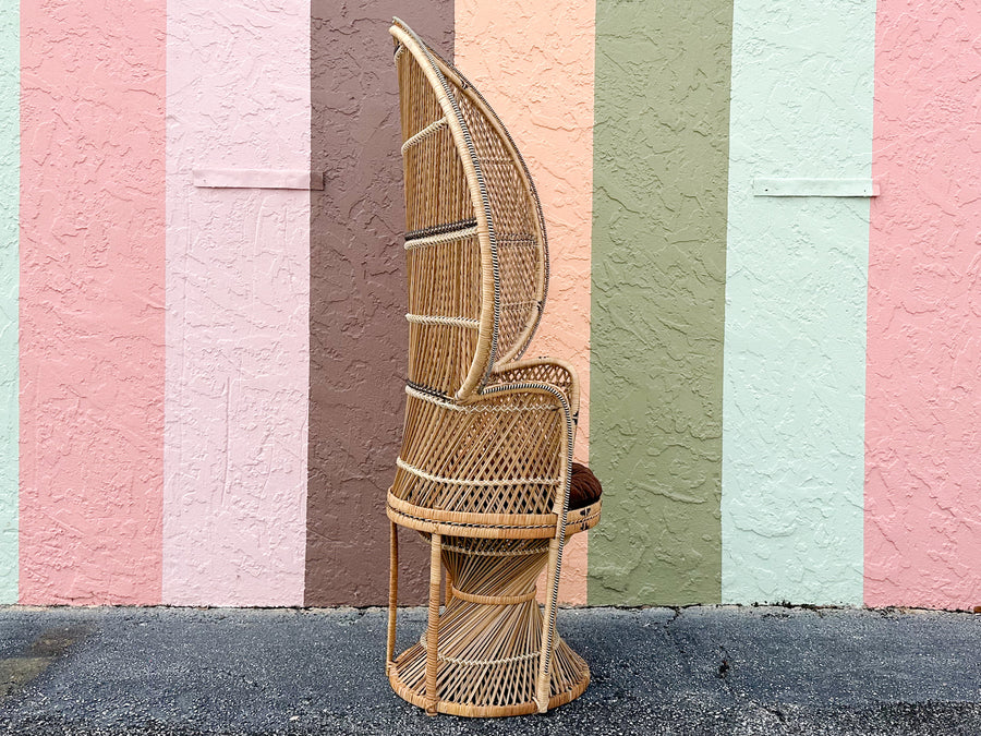 So 70s Natural Peacock Chair