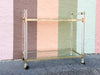 Brass and Lucite Bar Cart