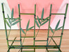 Folding Faux Bamboo Magazine Rack