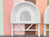 Pair of Wicker Chic Arch Twin Headboards