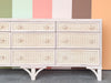 Coastal Chic Rattan and Wicker Dresser