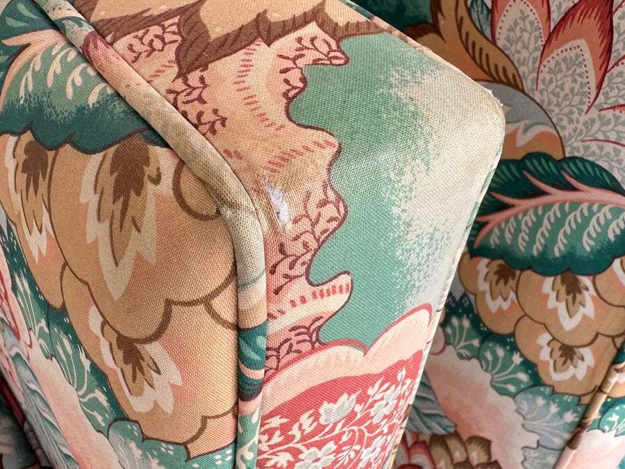 Pair of Palm Beach Chic Upholstered Chairs