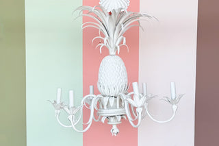 Tole Pineapple Chandelier