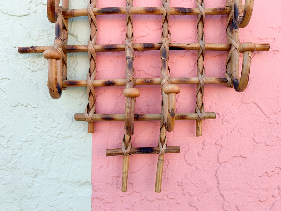 Whimsical Rattan Hooks