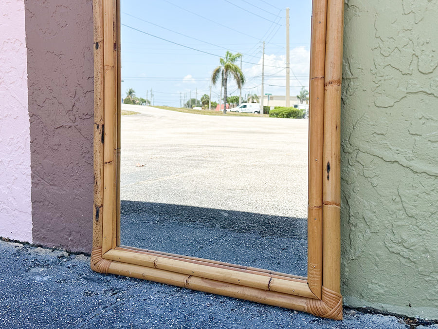 Island Style Bamboo Mirror