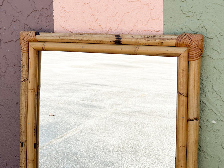 Island Style Bamboo Mirror