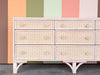 Coastal Chic Rattan and Wicker Dresser