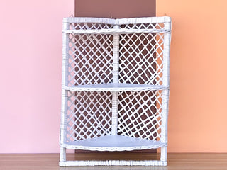 Cute Rattan Corner Shelf