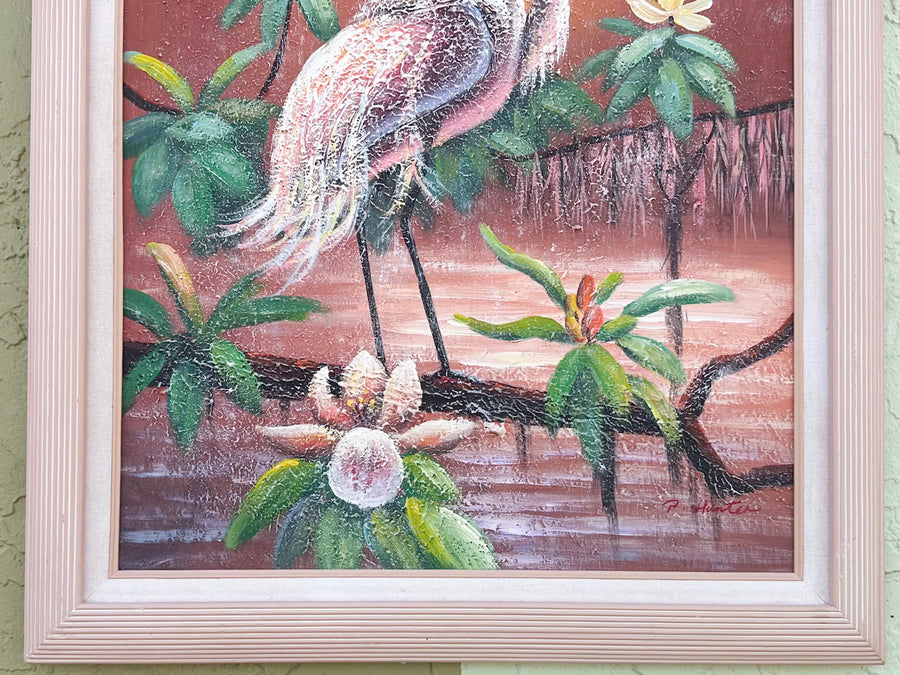 Fab Flamingo Signed Art