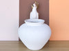 Plaster Parrot Cachepot