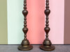 Pair of Large Brass Candlesticks